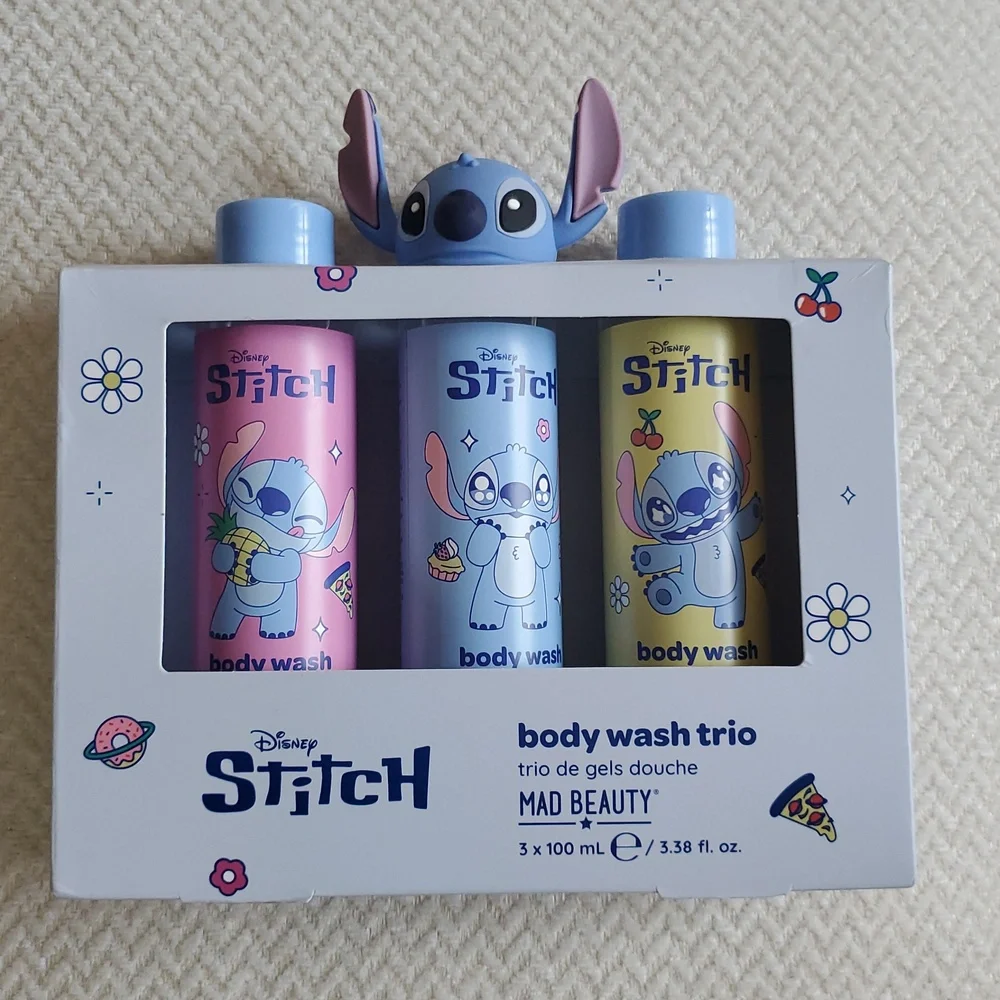 Disney Stitch Body Wash Trio